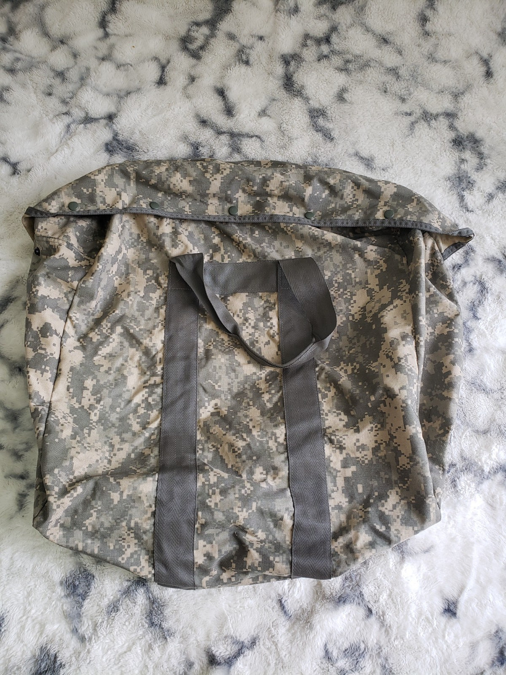 Vintage ACU Digital Camo US Military Army Flyers Kit Bag Duffel Bag